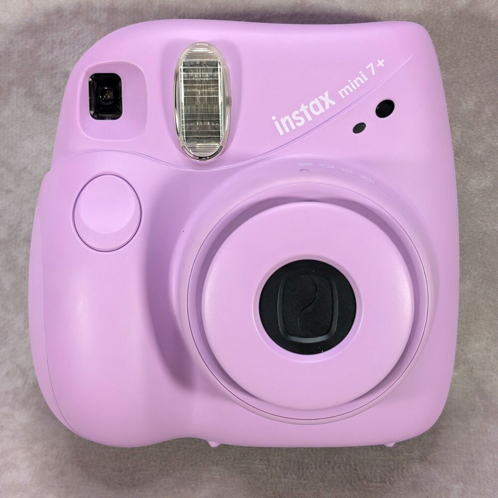 Fujifilm Instax Mini 7+ Instant Film Camera With Matching Case Shoulder Strap - Picture 2 of 8